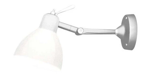 Rotaliana Luxy H0 Vegglampe/Taklampe Alu/Blank Hvit Rotaliana Luxy H0 Vegglampe/Taklampe Alu/Blank Hvit