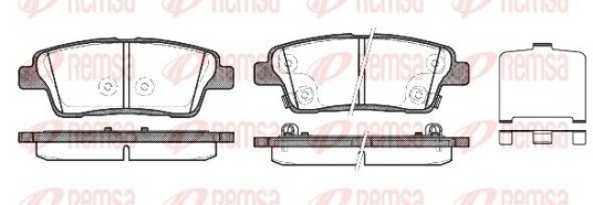 Bremseklosser REMSA 1458.02