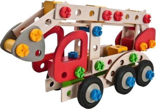 Eichhorn Constructor 3-I-1 Brannbil Byggesett I Tre 155 Deler