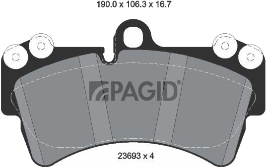 PAGID T5148N Bremseklosser