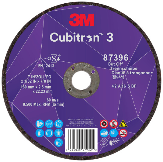 Cubitron 3 kappeskive T42 180Ã2,5mm