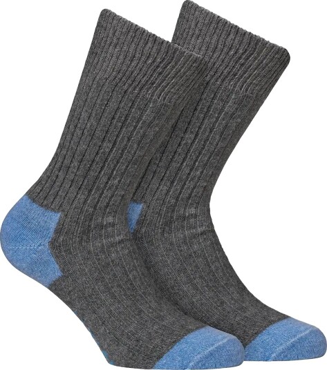 Alpacasocks&Co Merino Cashmere Ribbed Crew 1 Pack Grey 42 45 Alpacasocks&Co Merino Cashmere Ribbed Crew 1 Pack Grey 42 45