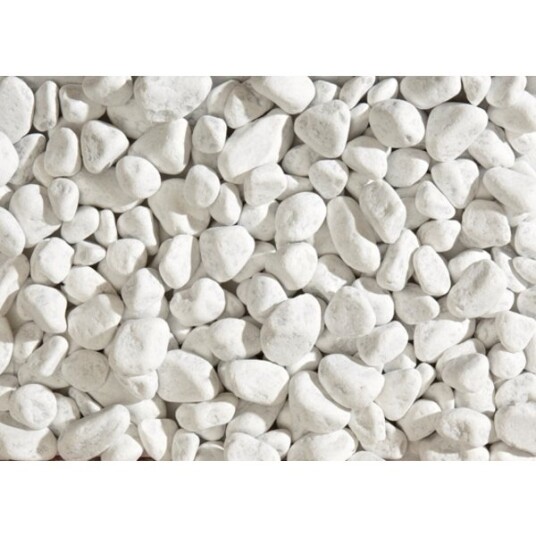 Aaltvedt Dekorstein arctic white tromlet 25/40 20 kg