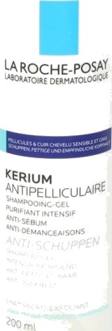 La Roche-Posay Kerium Anti-Dandruff Gel Sjampo 200 ml med Stimulerende Rensing La Roche-Posay Kerium Anti-Dandruff Gel Sjampo 200 ml med Stimulerende Rensing
