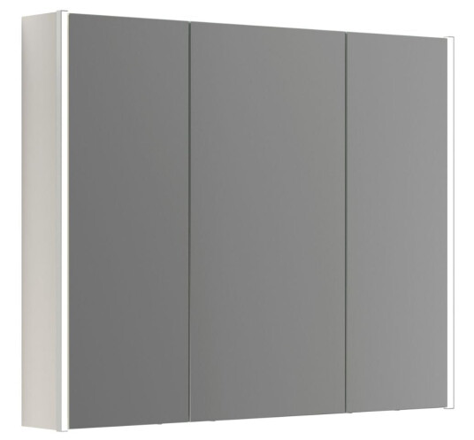 Dansani Inzo Ambi Speilskap 3 Dører B100-120xh80xd15 Hvit Matt / 100cm Dansani Inzo Ambi Speilskap 3 Dører B100-120xh80xd15 Hvit Matt / 100cm