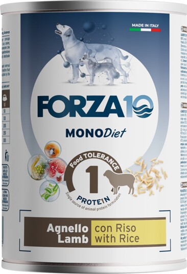 Forza10 Diet Dog Våtfôr Forza 10 Diet Low Grain & Ris Lam 6 X 400 G