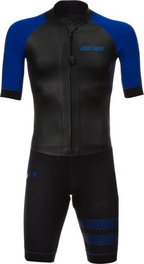Colting Wetsuits Men's Swimrun Go Black/Blue MT, Black/Blue