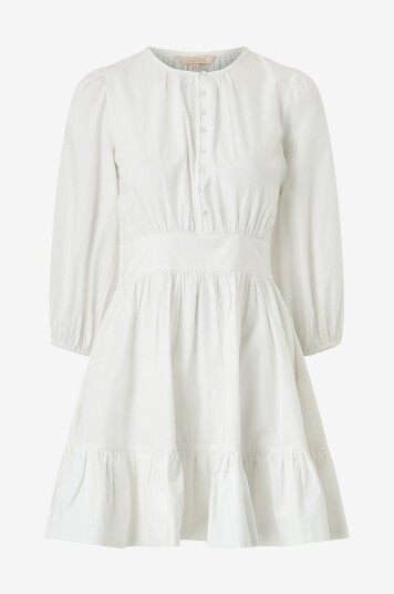 byTimo Kjole Poplin Mini Dress Hvit byTimo Kjole Poplin Mini Dress Hvit