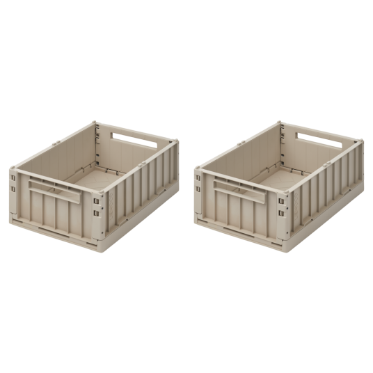 Liewood Weston M Stablekasser 2pk 10 Liter Sand