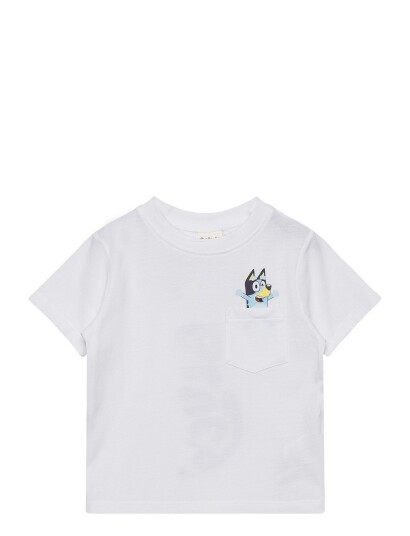 Bluey Tshirt White 110 Bluey Tshirt White 110