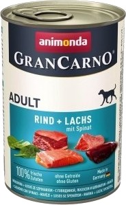 Animonda Adult Grancarno Med Laks Og Spinat Vådfoder Til Hunde 400 G