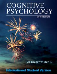 Cognitive Psychology 8th Ed Internationa, Pent brukt bok med markeringer