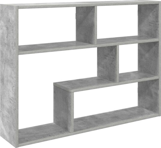 vidaXL Vegghylle Veggmontert Betonggrå 95 x 20 x 69,5 cm vidaXL Vegghylle Veggmontert Betonggrå 95 x 20 x 69,5 cm