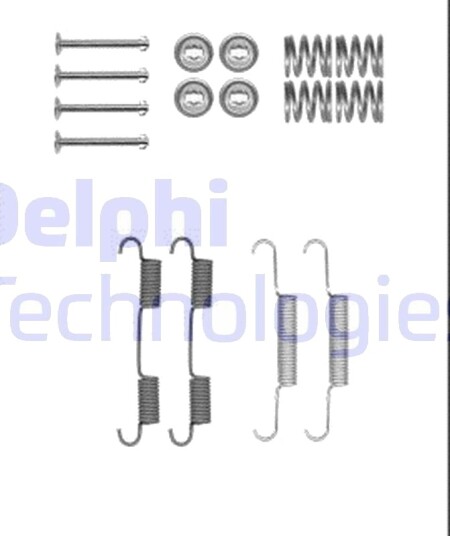 Tilbehørsett, håndbremsesko DELPHI LY1385