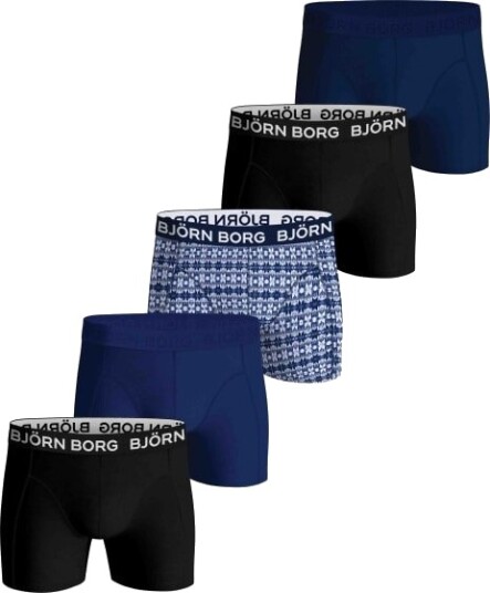 Bjørn Borg Cotton Stretch Boxer 5-pack Mp/Multipack S