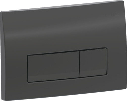 GEBERIT Delta50 2-spylers betjeningsplate svart