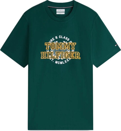 Tommy Hilfiger Graphic Varsity Roundel Tee Green L