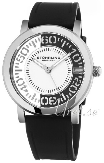 Stührling Original Herreklokke 830.01 Symphony Winchester Hvit/Gummi Stührling Original Herreklokke 830.01 Symphony Winchester Hvit/Gummi