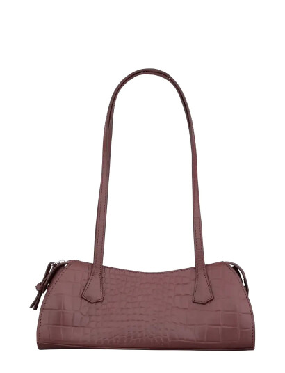 Becksöndergaard Croc Babette Bag - Burgundy - ONE SIZE Becksöndergaard Croc Babette Bag - Burgundy - ONE SIZE