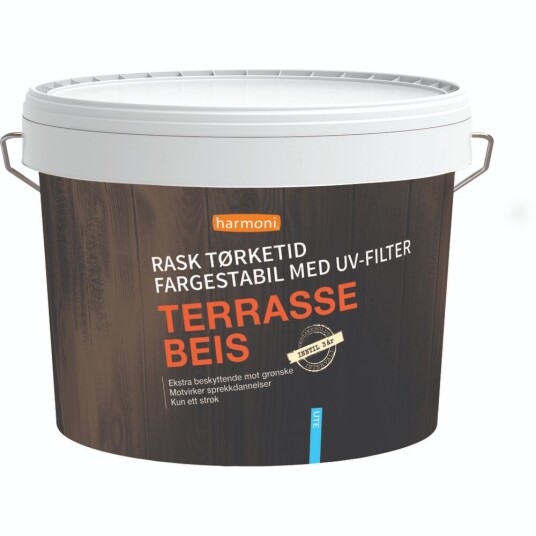 Harmoni Terrassebeis Hvitkalket 9l Harmoni Terrassebeis Hvitkalket 9l