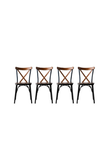 Hanah Home Sett med stoler Ahsap Ekol 4 stk. 1696107-01-05 1723496-01-0