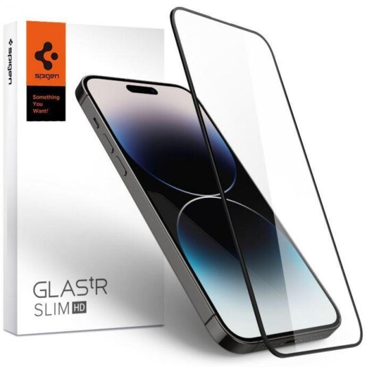 Spigen Herdet Glass Spigen Glass Fc Iphone 14 Pro Max Svart