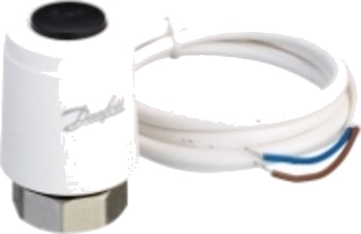 TWA-K NO termisk aktuator, 24V, RA white H58 x L59 x D40.5 mm