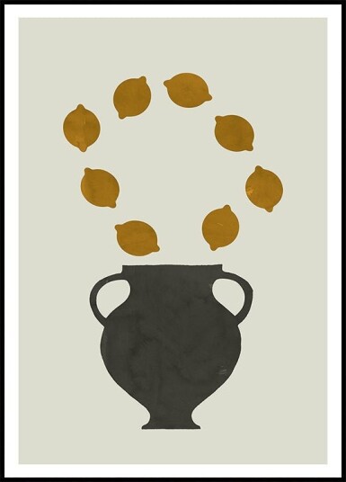Citrus & Clay Study 1 Plakat Plakat / 100x150cm