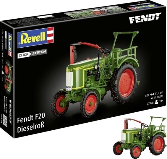 Revell Cars-Trucks-Bikes Fendt F20 Dieselroß Traktor Click System 078289090