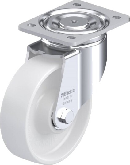Blickle 580381 Lh-Po 160K Styrehjul - Hjuldiameter 160 Mm, Bæreevne (Maks.) 450 Kg - 1 Stk