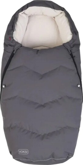 Voksi Urban Vognpose Grey Cream + Aluna Lammeskinn Til Vogn Natur Voksi Urban Vognpose Grey Cream + Aluna Lammeskinn Til Vogn Natur