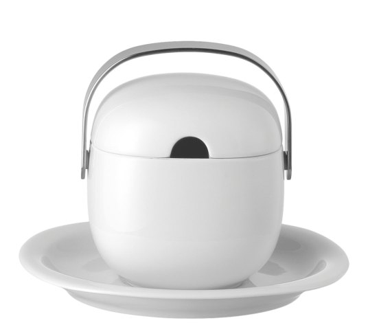 Rosenthal Suomi Hvit sausterrin med fat og lokk 52 cl