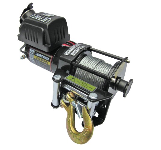 Warrior Winches 20SPS24 Ninja Vinsj 2000lb 24V Stålvaier