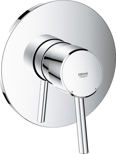 Grohe Concetto dusjbatteri For innbygging, Krom