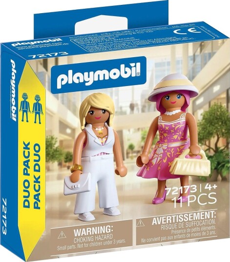PLAYMOBIL Duopack Friends Out Shopping MULTICOLORED One Size