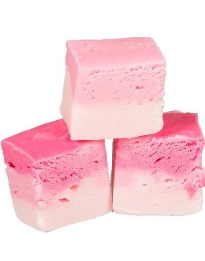 2 kg Boks med Fudge Factory Candyfloss   Fudge med Sukkerspinnsmak