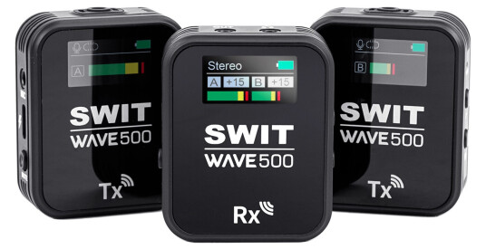 SWIT Wave500 Trådløst Mikrofonsett 2x Sendere + 1x Mottaker Kit