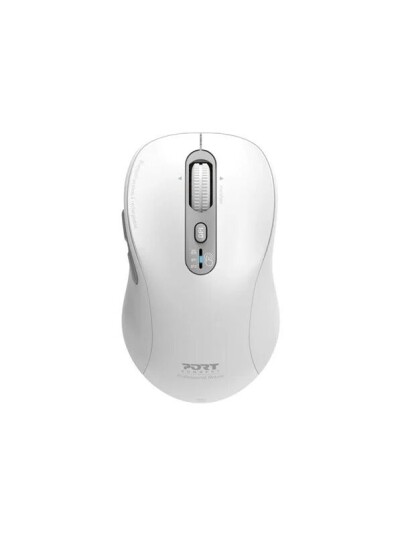 PORT Designs PORT Connect mouse expert rechargeable 2.4 GHz Bluetooth white Mus Optisk 6 Hvit 900707CW