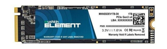 Mushkin ELEMENT - SSD - 1 TB - PCIe 3.0 x4 (NVMe)