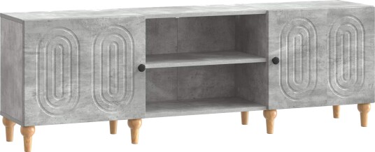  TV skap Betonggrå 150 x 31 x 50 cm Konstruert tre
