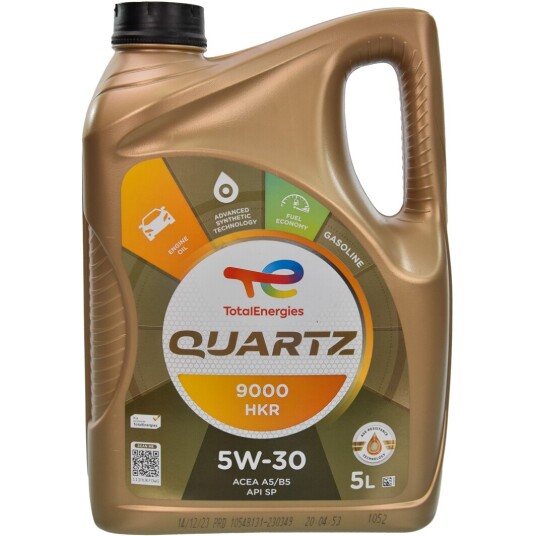 Motorolje TOTAL 5W30 QUARTZ 9000 HKR 5L