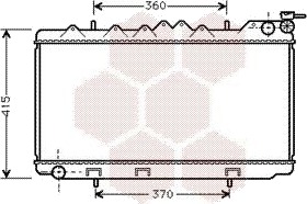 VAN WEZEL 13002094 Radiator motorkjøling VAN WEZEL 13002094 Radiator motorkjøling
