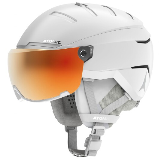 Atomic Savor GT Amid Visor HD Skihjelm med Visir White Heather 55-59cm