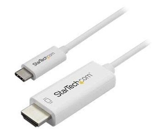 StarTech.com 1m USB-C til HDMI 4K 60Hz Adapterkabel Hvit