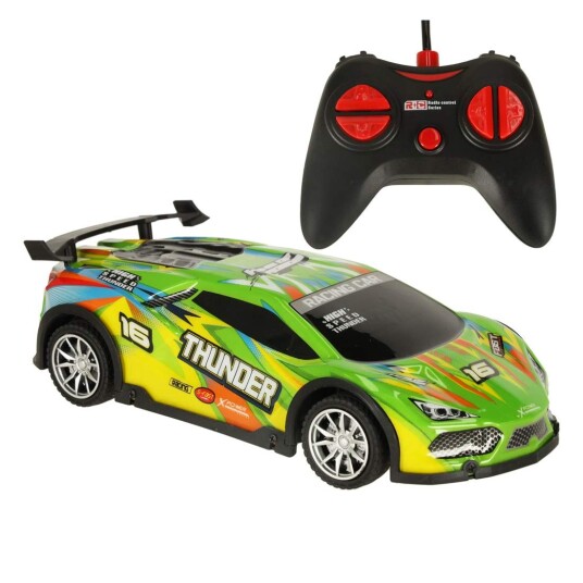 RC sportsbil grønn