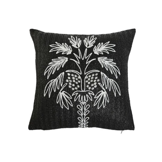 Pute Home ESPRIT Hvit Svart Palmetre 42 x 15 x 42 cm