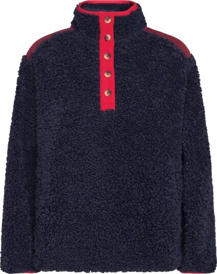 Levi"s® Iris Pullover Sherpa Fleece Na   BLUES   L
