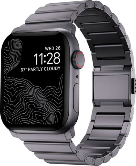 TFO Silikonreim til Apple Watch S/M 42 45mm Svart