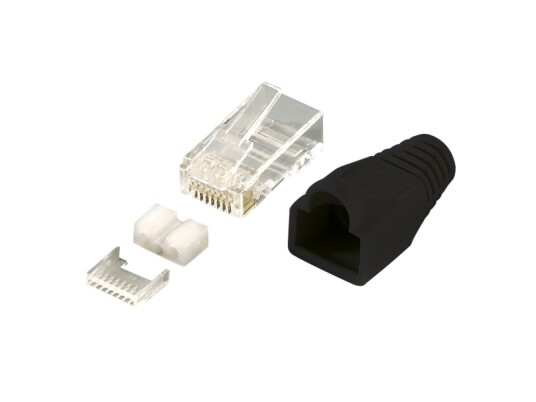 Logilink Mp0022 Rj45 Sort Gjennomsiktig 350 G 100 Stykker 170 Mm 240 Mm MP0022