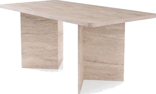 Loftia Spisebord 180 cm Rektangulær - Travertin